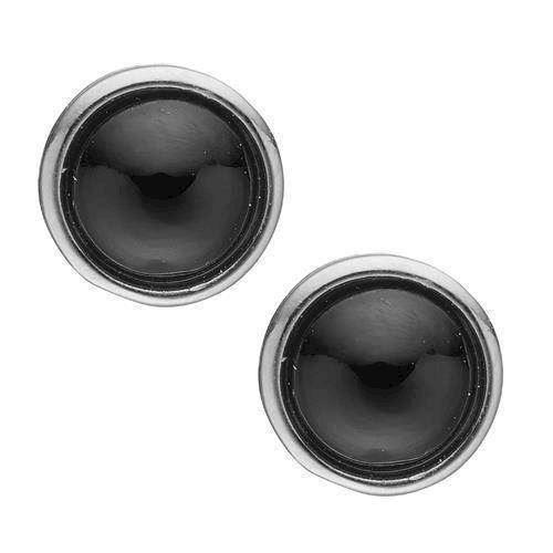 Image of Christina Collect 925 sterling sølv Round Onyx sort onyx i sølv fatning, model 671-S20